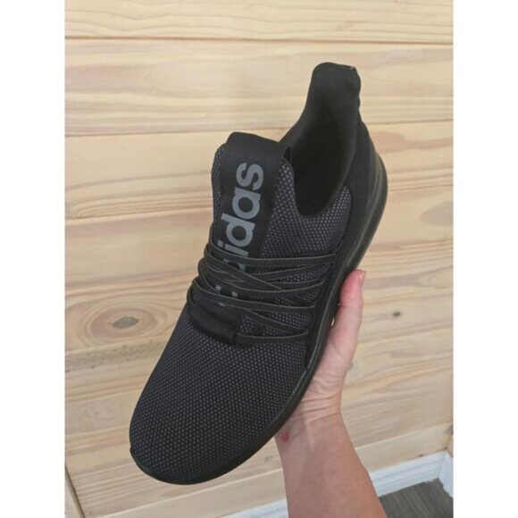 🆕Adidas Mens Black/Grey/Grey Imported Rubber Lite Racer Pull-On Shoes - Picture 3 of 15